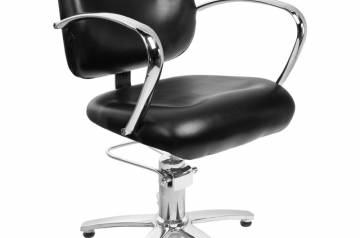 HAIR SYSTEM fotel fryzjerski Q-S004 czarny